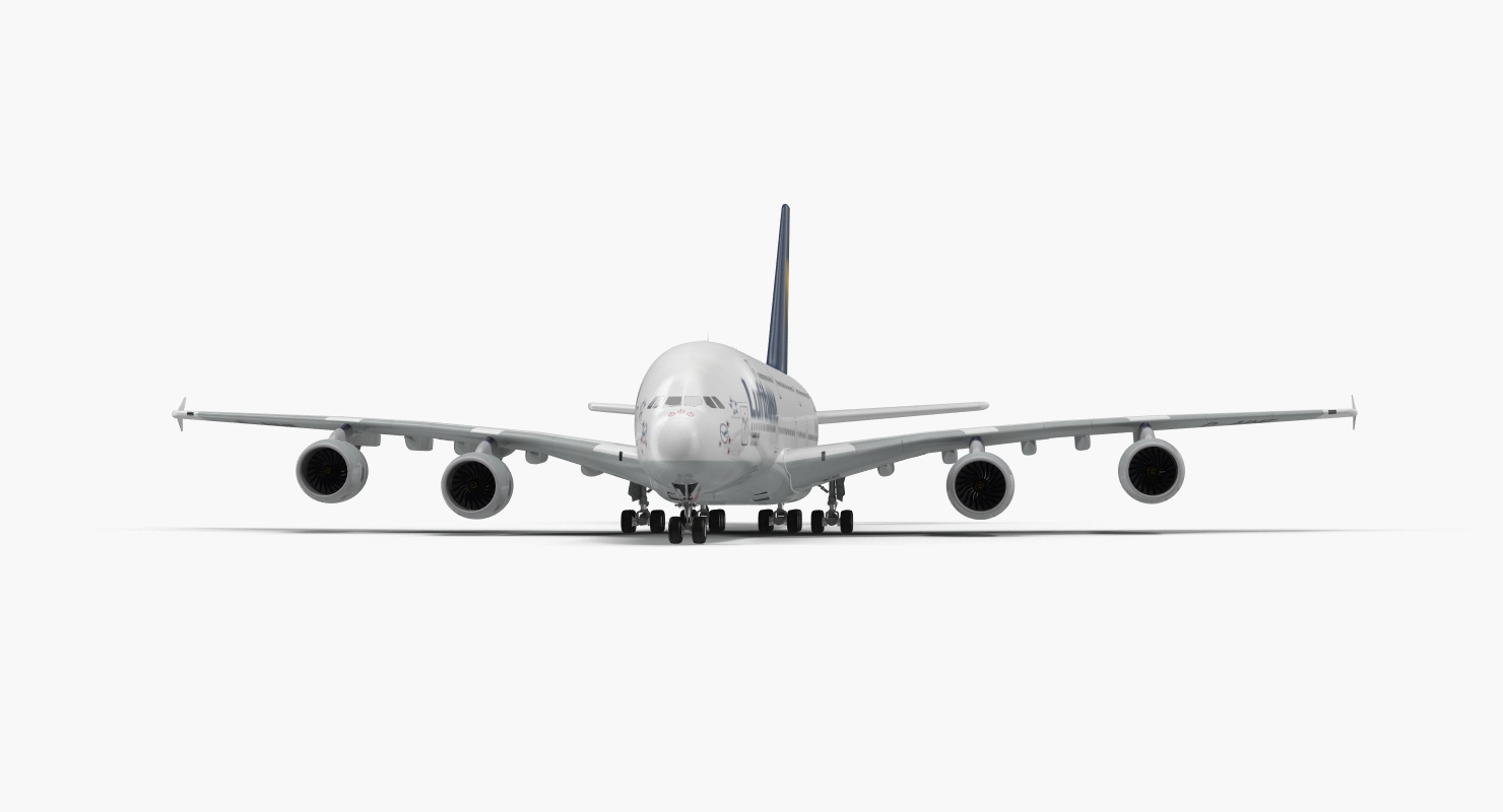 Airbus A380 1000 Air France 3D